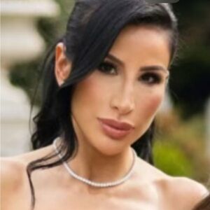 Diamond tennis necklace